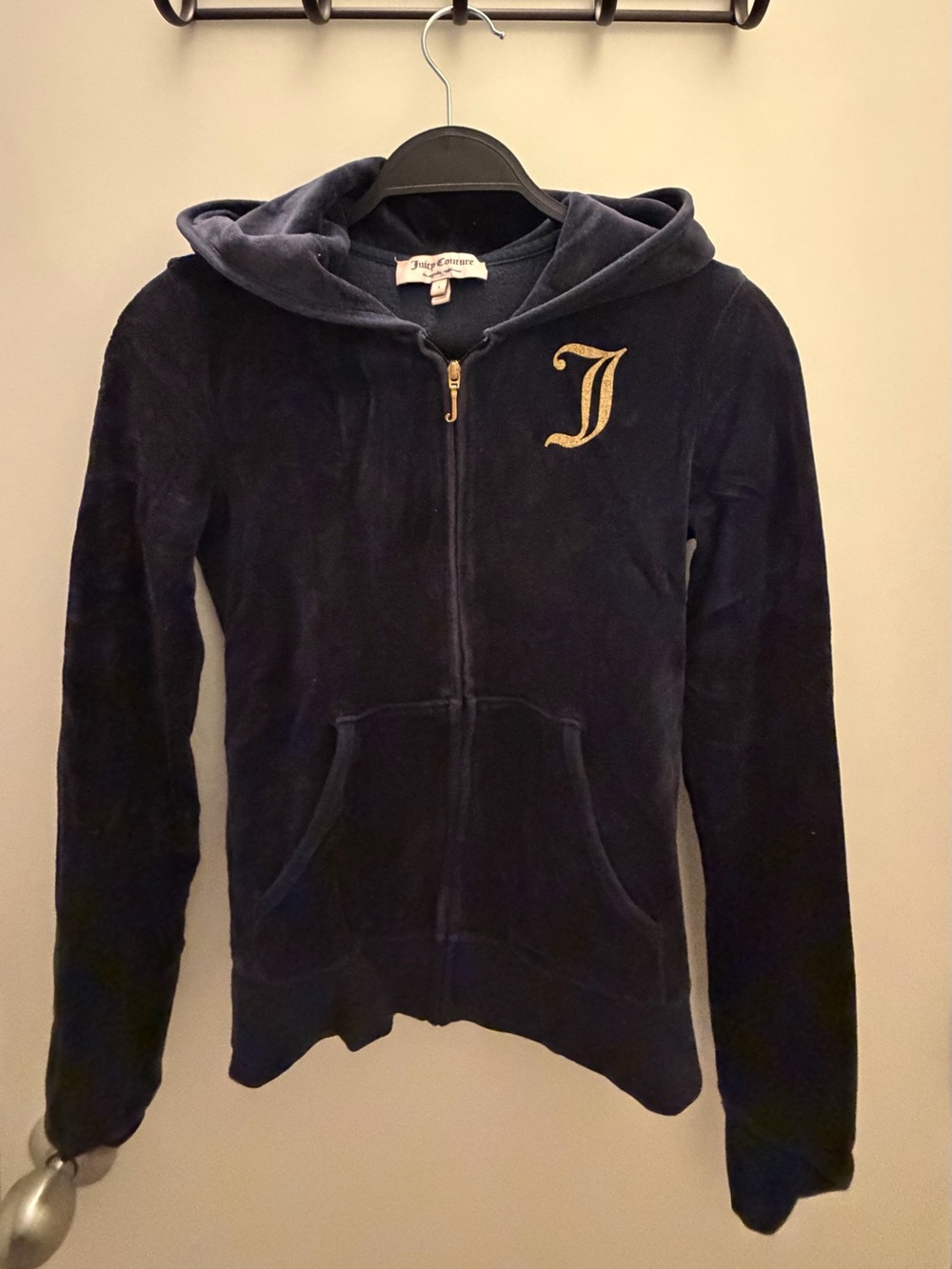 Juicy Couture Navy Velour Tracksuit Set – S / XS